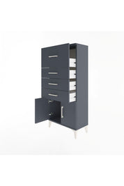 Arges Dolap 4 Çekmeceli 2 Kapaklı 60x30x134 - S17M093V5A