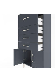 Arges Dolap 4 Çekmeceli 2 Kapaklı 60x30x134 - S17M093V5A