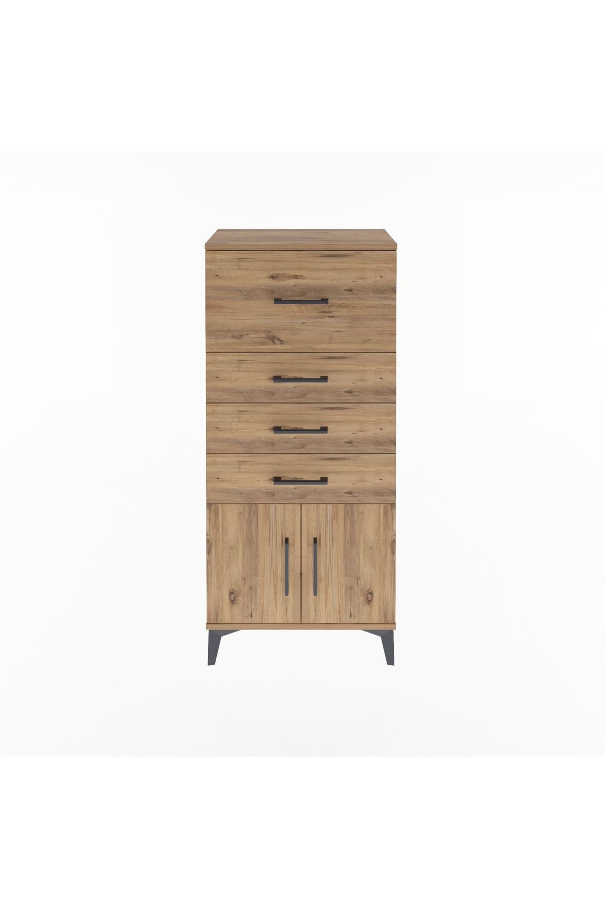 Arges Dolap 4 Çekmeceli 2 Kapaklı 60x30x134 - S17M093V9A