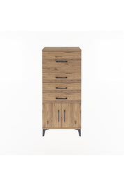 Arges Dolap 4 Çekmeceli 2 Kapaklı 60x30x134 - S17M093V9A