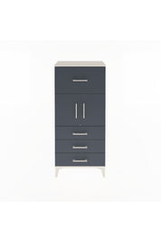 Arges Dolap Tek Raflı 4 Çekmeceli 2 Kapaklı 60x30x134 - S17M094V2A