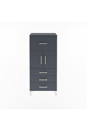 Arges Dolap Tek Raflı 4 Çekmeceli 2 Kapaklı 60x30x134 - S17M094V5A