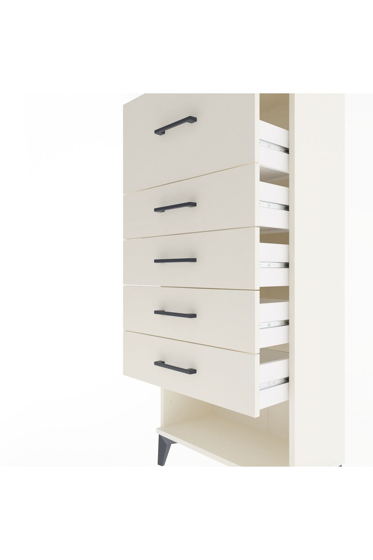 Arges Dolap 5 Çekmeceli 60x30x134 - S17M095V1A