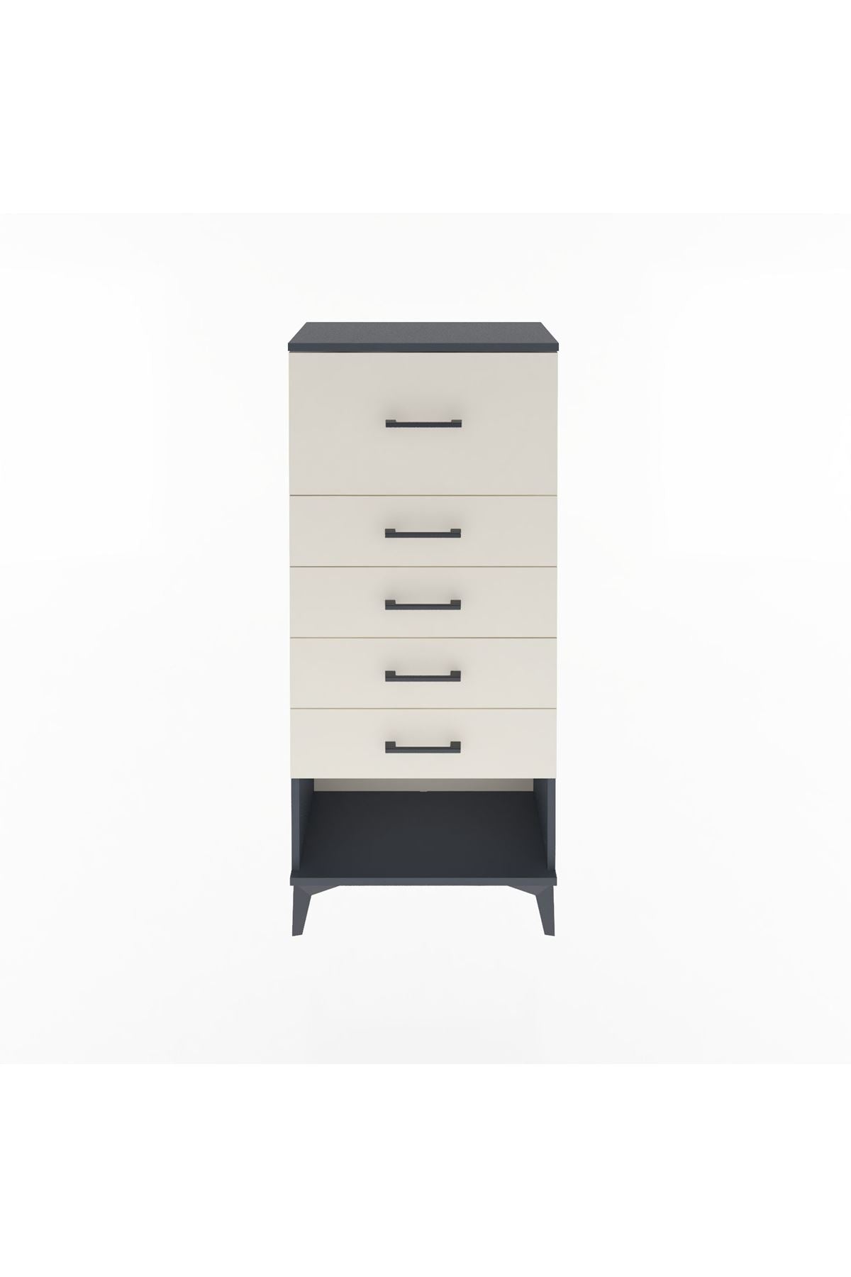 Arges Dolap 5 Çekmeceli 60x30x134 - S17M095V4A