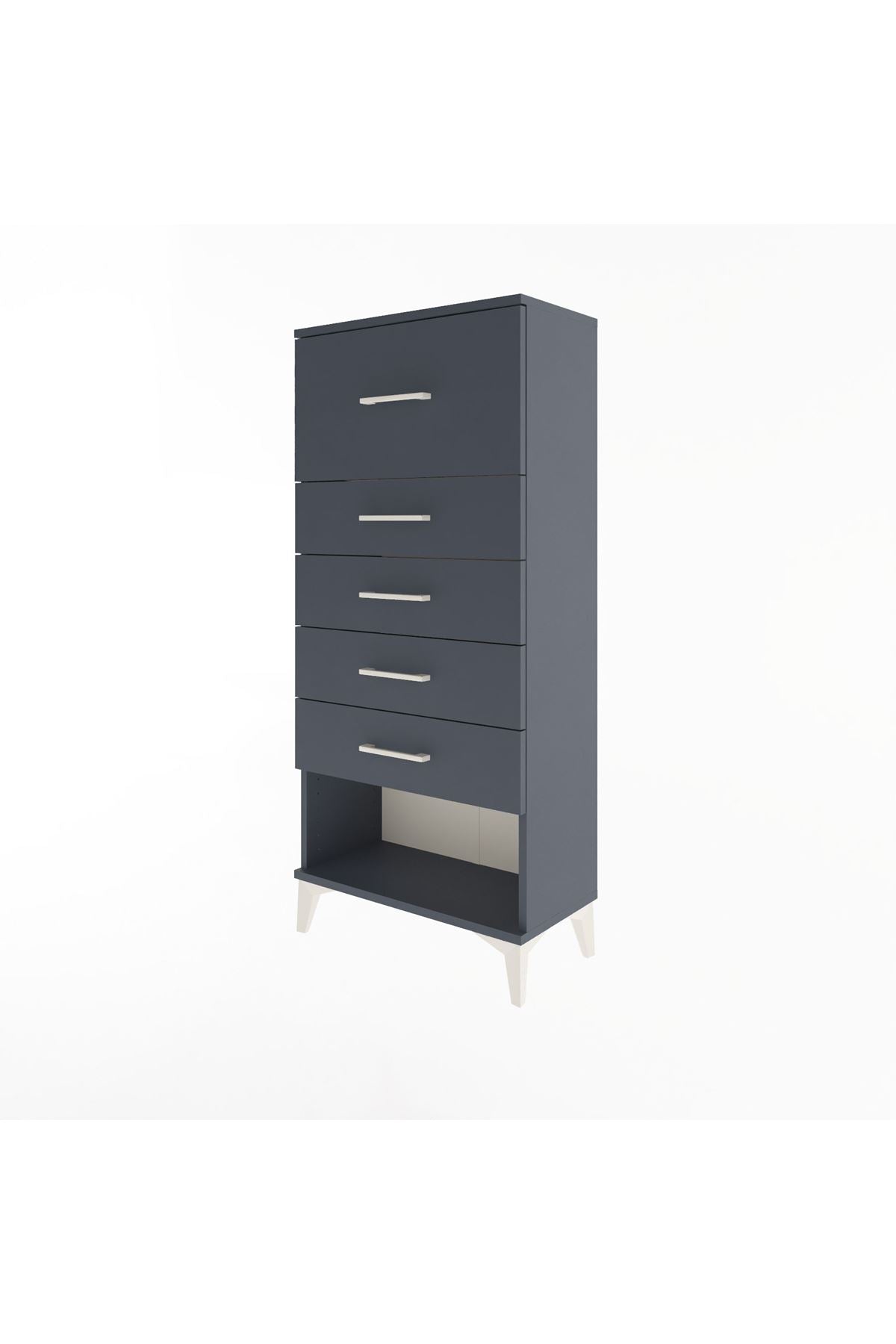 Arges Dolap 5 Çekmeceli 60x30x134 - S17M095V5A