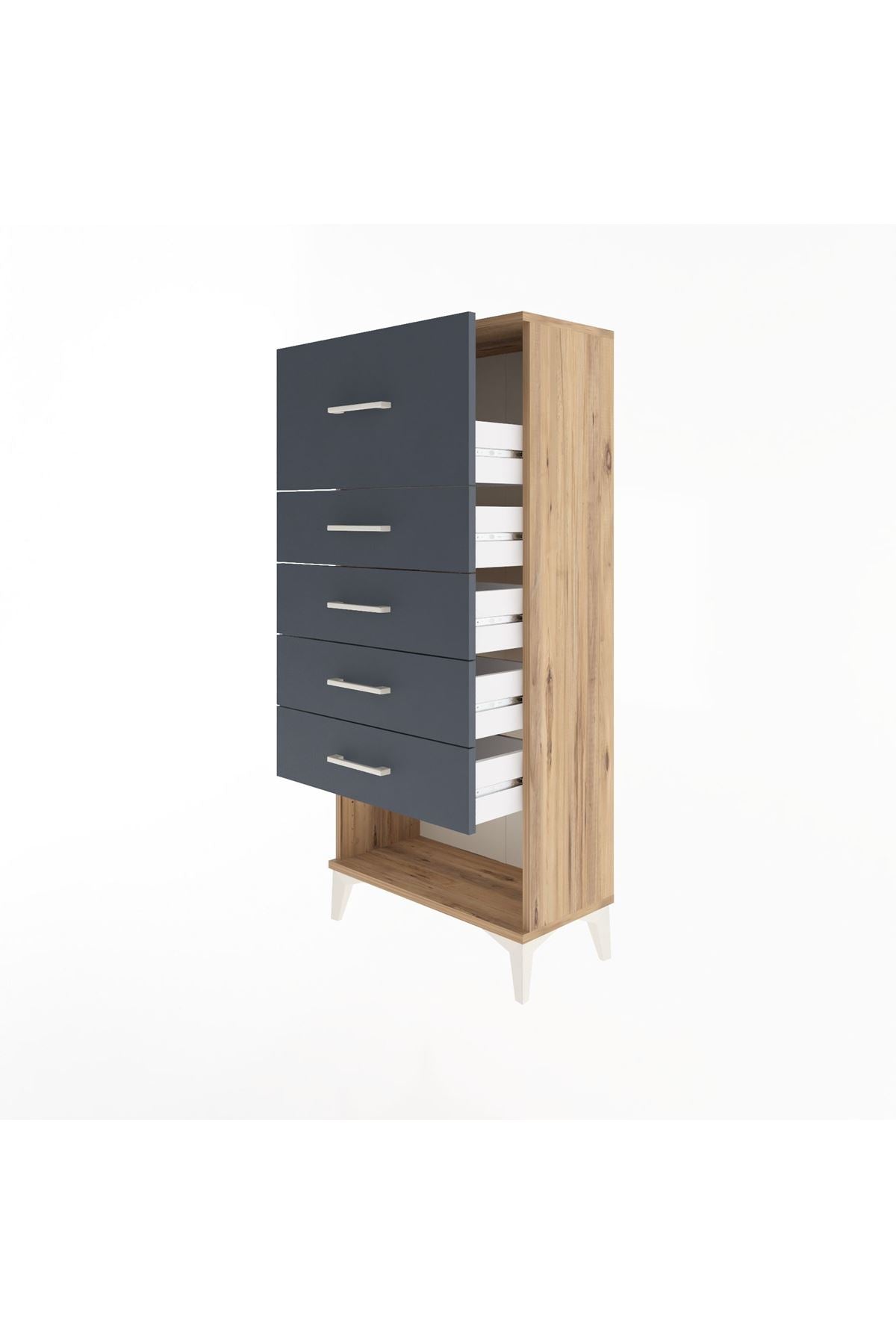 Arges Dolap 5 Çekmeceli 60x30x134 - S17M095V8A