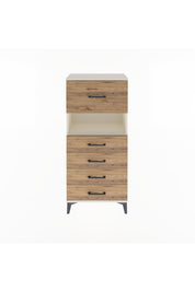 Arges Dolap Tek Raflı 5 Çekmeceli 60x30x134 - S17M096V3A