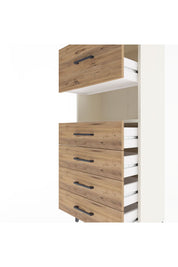 Arges Dolap Tek Raflı 5 Çekmeceli 60x30x134 - S17M096V3A