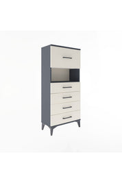Arges Dolap Tek Raflı 5 Çekmeceli 60x30x134 - S17M096V4A