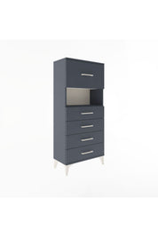 Arges Dolap Tek Raflı 5 Çekmeceli 60x30x134 - S17M096V5A