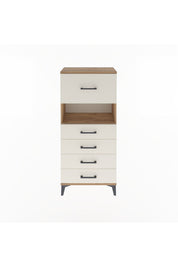 Arges Dolap Tek Raflı 5 Çekmeceli 60x30x134 - S17M096V7A