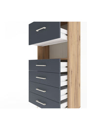 Arges Dolap Tek Raflı 5 Çekmeceli 60x30x134 - S17M096V8A