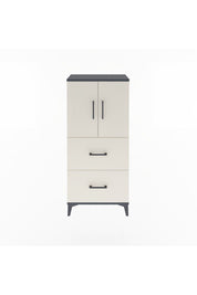 Arges Dolap Tek Raflı 2 Çekmeceli 2 Kapaklı 60x30x134 - S17M097V4A