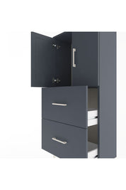 Arges Dolap Tek Raflı 2 Çekmeceli 2 Kapaklı 60x30x134 - S17M097V5A