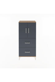 Arges Dolap Tek Raflı 2 Çekmeceli 2 Kapaklı 60x30x134 - S17M097V8A