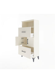 Arges Dolap 2 Raflı 2 Çekmeceli 2 Kapaklı 60x30x134 - S17M098V1A