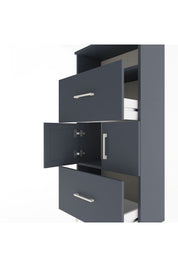 Arges Dolap 2 Raflı 2 Çekmeceli 2 Kapaklı 60x30x134 - S17M098V5A