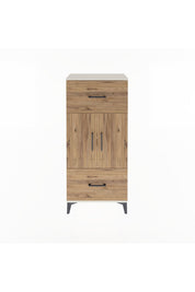 Arges Dolap 2 Raflı 2 Çekmeceli 2 Kapaklı 60x30x134 - S17M099V3A