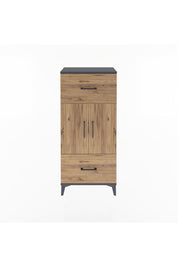 Arges Dolap 2 Raflı 2 Çekmeceli 2 Kapaklı 60x30x134 - S17M099V6A