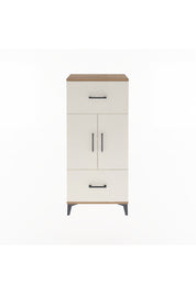 Arges Dolap 2 Raflı 2 Çekmeceli 2 Kapaklı 60x30x134 - S17M099V7A