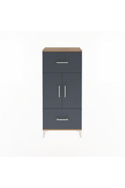 Arges Dolap 2 Raflı 2 Çekmeceli 2 Kapaklı 60x30x134 - S17M099V8A