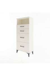 Arges Dolap Tek Raflı 4 Çekmeceli 60x30x134 - S17M101V1A
