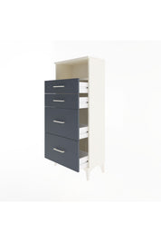 Arges Dolap Tek Raflı 4 Çekmeceli 60x30x134 - S17M101V2A