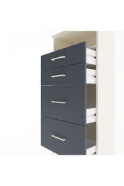 Arges Dolap Tek Raflı 4 Çekmeceli 60x30x134 - S17M101V2A