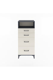 Arges Dolap Tek Raflı 4 Çekmeceli 60x30x134 - S17M101V4A