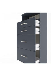 Arges Dolap Tek Raflı 4 Çekmeceli 60x30x134 - S17M101V5A