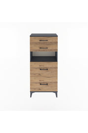 Arges Dolap Tek Raflı 4 Çekmeceli 60x30x134 - S17M102V6A