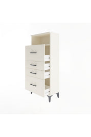 Arges Dolap Tek Raflı 4 Çekmeceli 60x30x134 - S17M103V1A