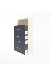 Arges Dolap Tek Raflı 4 Çekmeceli 60x30x134 - S17M103V2A