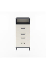 Arges Dolap Tek Raflı 4 Çekmeceli 60x30x134 - S17M103V4A