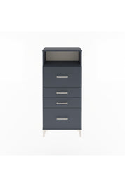 Arges Dolap Tek Raflı 4 Çekmeceli 60x30x134 - S17M103V5A