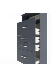 Arges Dolap Tek Raflı 4 Çekmeceli 60x30x134 - S17M103V5A