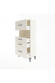 Arges Dolap Tek Raflı 4 Çekmeceli 60x30x134 - S17M104V1A