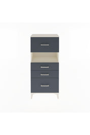 Arges Dolap Tek Raflı 4 Çekmeceli 60x30x134 - S17M104V2A