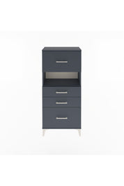 Arges Dolap Tek Raflı 4 Çekmeceli 60x30x134 - S17M104V5A