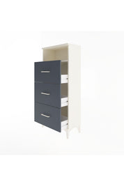 Arges Dolap Tek Raflı 3 Çekmeceli 60x30x134 - S17M105V2A