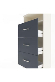 Arges Dolap Tek Raflı 3 Çekmeceli 60x30x134 - S17M105V2A
