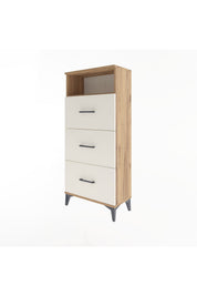 Arges Dolap Tek Raflı 3 Çekmeceli 60x30x134 - S17M105V7A