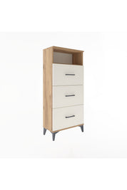 Arges Dolap Tek Raflı 3 Çekmeceli 60x30x134 - S17M105V7A