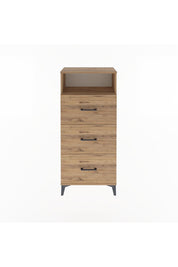 Arges Dolap Tek Raflı 3 Çekmeceli 60x30x134 - S17M105V9A