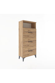 Arges Dolap Tek Raflı 3 Çekmeceli 60x30x134 - S17M105V9A