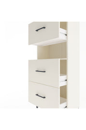 Arges Dolap Tek Raflı 3 Çekmeceli 60x30x134 - S17M106V1A