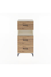 Arges Dolap Tek Raflı 3 Çekmeceli 60x30x134 - S17M106V3A