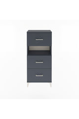 Arges Dolap Tek Raflı 3 Çekmeceli 60x30x134