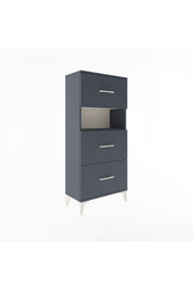 Arges Dolap Tek Raflı 3 Çekmeceli 60x30x134 - S17M106V5A