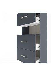 Arges Dolap Tek Raflı 3 Çekmeceli 60x30x134 - S17M106V5A